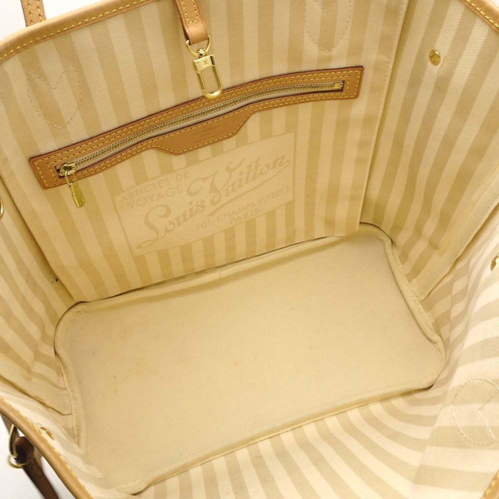 Louis Vuitton Monogram Rayleur Neverfull MM Striped Tote Bag - Picture 7 of 8